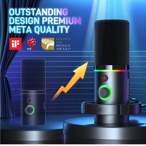 Maono USB/XLR Podcast Dynamic Microphone - Picture 9 of 9